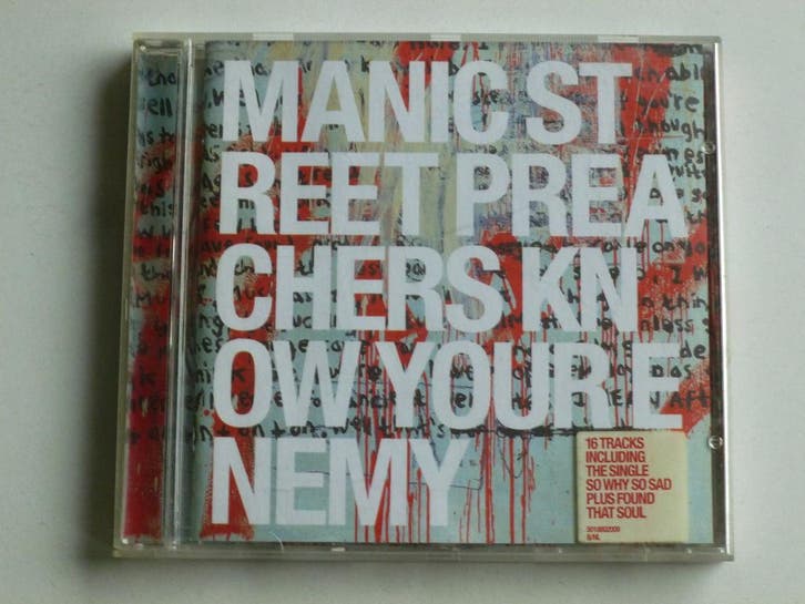 Manic Street Preachers - Know your Enemy, Cd's en Dvd's, Cd's | Rock, Zo goed als nieuw, Ophalen of Verzenden