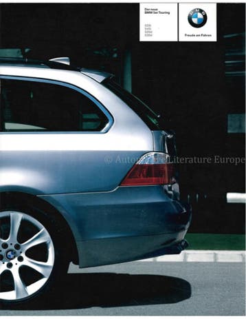 2004 BMW 5 SERIE TOURING BROCHURE DUITS, Nieuw, BMW, Author