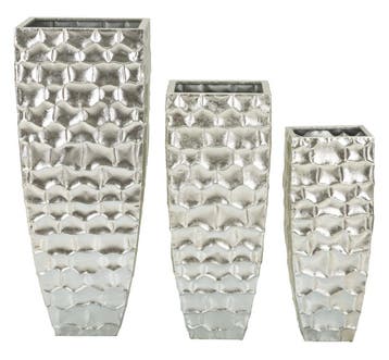 VAASHOUDER ARGY SET 3 STUKS CM Ø, Huis en Inrichting, Woonaccessoires | Vazen, Ophalen of Verzenden, Nieuw