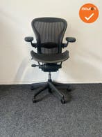 Herman Miller - Aeron - B - zwart voetkruis, Werkplek, Ophalen of Verzenden, Gebruikt, Stoel