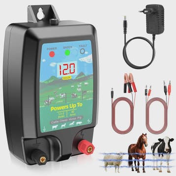 Krachtige Elektrische Schrikdraad 2J met LCD Display - 10KM, Verzenden, Nieuw