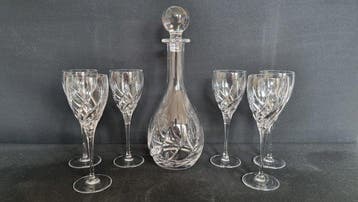 Drinkset (7) - Kristal - Wedgwood Toscane.