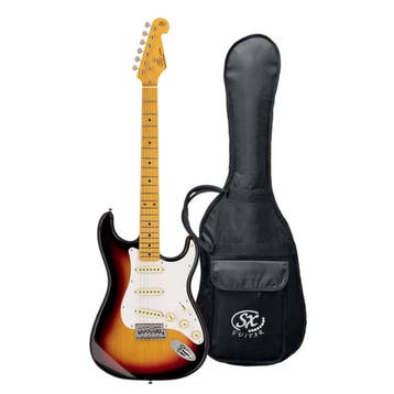 SX SST57 ST-Style Elektrische Gitaar Sunburst, Ophalen of Verzenden, Nieuw