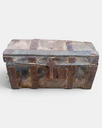 rare coffre de voyage - Kist - Hout