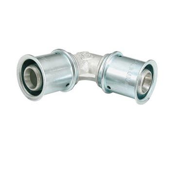 MultiTubo Persfitting metaal vertind knie 45° 40 x 40 mm, Ophalen of Verzenden, Nieuw