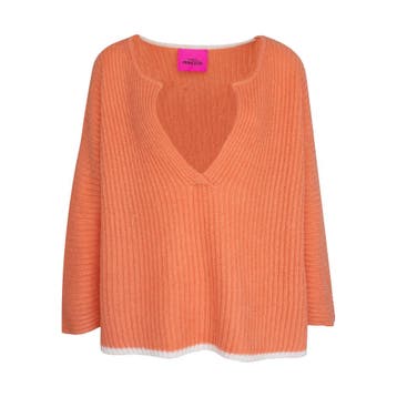 Frogbox • wollen oranje trui • S, Kleding | Dames, Princess goes Hollywood, Verzenden, Nieuw, Oranje