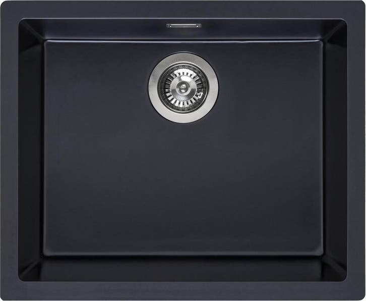 Reginox Amsterdam 50 x 40 Pure Black R34644 keukenspoelbak, Doe-het-zelf en Verbouw, Sanitair, Wastafel, Nieuw, Ophalen of Verzenden
