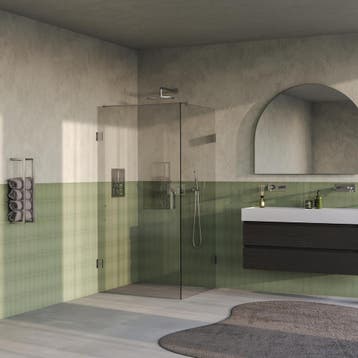 Brauer Void - Douchecabine met Draaideur - Helder Glas -, Ophalen of Verzenden, Nieuw, Rvs