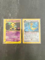 Pokémon - 2 Card - Alakazam, Dark Dragonite Foil - Various, Hobby en Vrije tijd, Verzamelkaartspellen | Pokémon, Nieuw