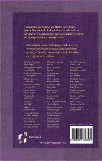 Legendarische veldheren 9789059776029 Andrew Roberts, Boeken, Verzenden, Zo goed als nieuw, Andrew Roberts