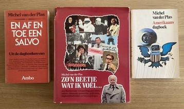 Michel van der Plas - Lot met 3 publicaties, waarvan 2 met