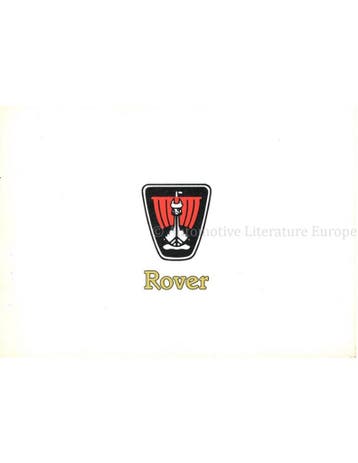 1983 ROVER 2600 S / VANDEN PLAS / VITESSE BROCHURE DUITS, Nieuw, Author