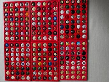 Collectie champagnecapsules - champagnecapsules