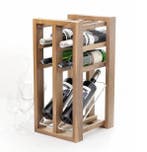 Houten wijnrek display | Geschikt voor zes flessen, Verzenden, Nieuw in verpakking