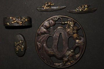C5-676 Musya Gassen, Samurai Oorlog Mitokoromono (Tsuba