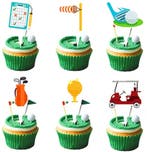 24 cupcake toppers Golf, Hobby en Vrije tijd, Taarten en Cupcakes maken, Verzenden, Nieuw, Taarten of Cupcakes, Versiering