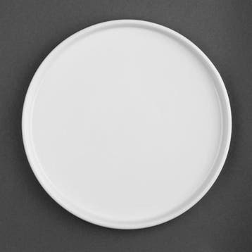 Whiteware platte ronde borden 26,8cm (4 stuks), Verzenden