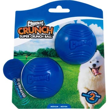 Chuckit Super Crunch Ball 2-pack 6 cm, Verzenden, Nieuw