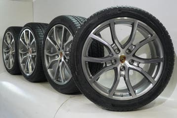 Porsche Cayenne E3 21 inch velgen Pirelli Winterbanden Nieuw, Gebruikt, Velg(en), 21 inch, Winterbanden