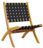 2 Opvouwbare Tuinstoelen – Acaciahout en Olefin Zitting, Verzenden, Nieuw