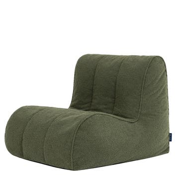Swoop Zitzak Stoel Bouclé - Olijfgroen, Verzenden, Nieuw