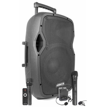 Retourdeal - Vonyx AP1200PA Mobiele bluetooth luidspreker me, Verzenden, Zo goed als nieuw