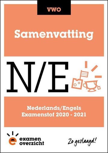 ExamenOverzicht   Samenvatting Nederlands en E 9789493190382, Boeken, Schoolboeken, Zo goed als nieuw