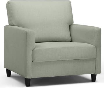 Fauteuil met armleuning - Relaxfauteuil - Relaxstoel - Groen, Verzenden, Zo goed als nieuw