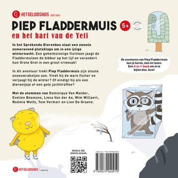 Piep Fladdermuis en het hart van de Yeti / Piep Fladdermuis, Verzenden, Zo goed als nieuw