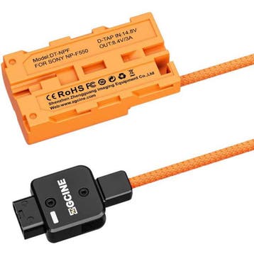 ZGCINE D-Tap To NPF Dummy Battery Cable (DT-NPF), Ophalen of Verzenden, Nieuw