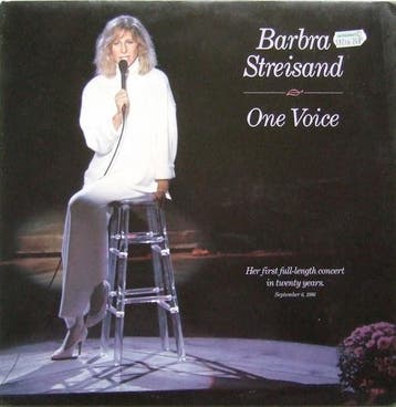 Barbra Streisand - One Voice (LP, 1987), Cd's en Dvd's, Vinyl | Pop, Ophalen of Verzenden, Gebruikt