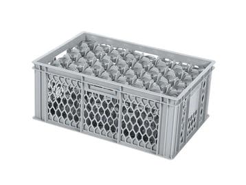 BASIC glazenkrat - 600 x 400 x H 250 mm voor 40 glazen -, Ophalen of Verzenden, Nieuw