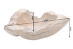 Massieve schaal NATURE ROOT 50cm natuurlijk teakwortelhout -, Ophalen of Verzenden, Nieuw