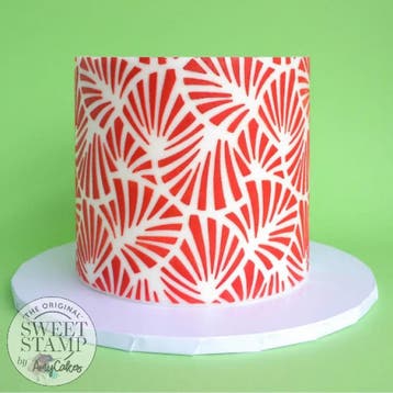 Sweet Stamp Stencil Scallop 21,5x25cm**, Verzenden, Nieuw