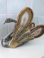 Jacques Duval Brasseur - sculptuur, Cygne - 22 cm - Brons,, Antiek en Kunst