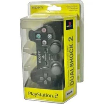 Sony PS2 Controller Dualshock 2 Zwart (Nieuw), Spelcomputers en Games, Ophalen of Verzenden, Nieuw
