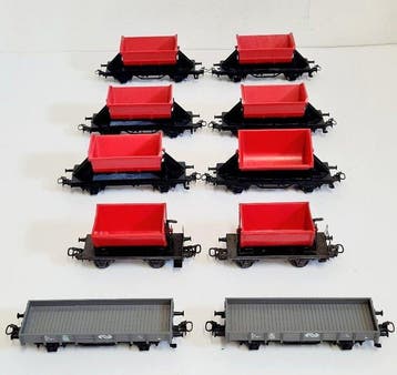Märklin H0 - 4413-4433-4513 - Modeltrein goederenwagon (10), Hobby en Vrije tijd, Nieuw
