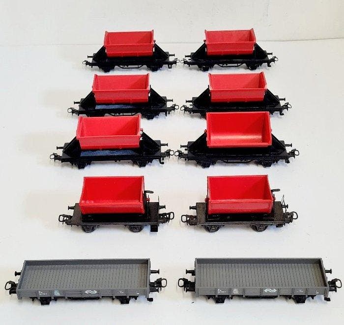 Märklin H0 - 4413-4433-4513 - Modeltrein goederenwagon (10), Hobby en Vrije tijd, Modeltreinen | H0