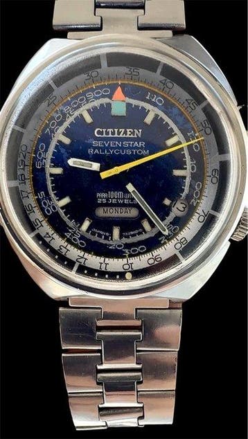Citizen - Rally Custom - 4-521358TA - Heren - 1970, Sieraden, Tassen en Uiterlijk, Horloges | Heren, Nieuw