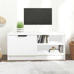 vidaXL Tv-meubel 80x35x36,5 cm bewerkt hout wit, Verzenden, Nieuw, 50 tot 100 cm, Minder dan 100 cm