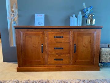 Entraque dressoir, Nieuw, Eikenhout, 150 tot 200 cm, Met lade(s)