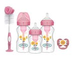 Dr Browns Options+ Anti-colic Roze Brede Hals Gift Set, Kinderen en Baby's, Verzenden, Nieuw