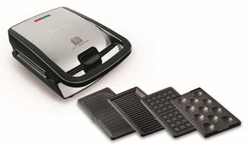 Tefal Snack Collection SW854D - Contactgrill &amp;, Ophalen of Verzenden, Zo goed als nieuw