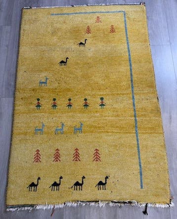Gabbeh - Vloerkleed - 182 cm - 122 cm, Nieuw