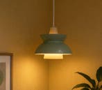 Jørn Utzon - Lamp - Marineblauwe pendel / doo-wop - Metaal, Antiek en Kunst, Antiek | Lampen