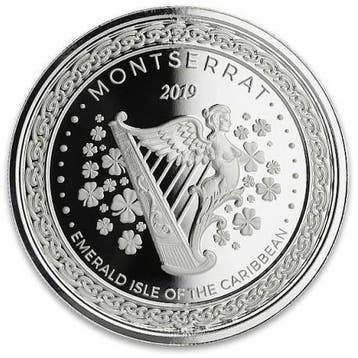 EC8 - Montserrat Emerald Isle of the Caribbean 1 oz 2019, Verzenden, Midden-Amerika, Losse munt, Zilver