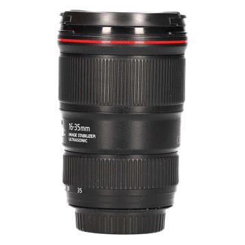 Canon EF 16-35mm f/4L IS USM met garantie, Audio, Tv en Foto, Fotografie | Lenzen en Objectieven, Ophalen of Verzenden, Gebruikt