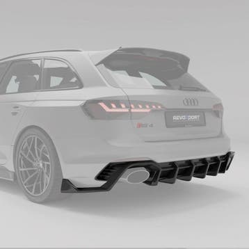Audi RS4 B9.5 Avant Revozport Carbon diffuser, Verzenden