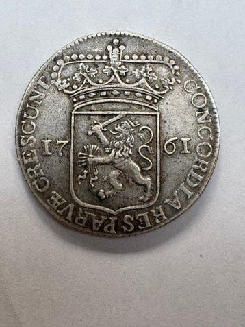 Nederland, Zeeland Dukaat 1761, Postzegels en Munten, Munten | Nederland