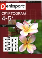 Denksport Cryptogram Expert - 48 2025, Boeken, Verzenden, Nieuw, Sport en Vrije tijd